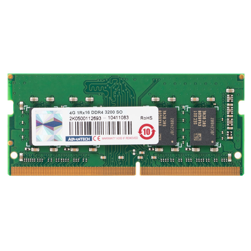 4GB SO-DDR4 3200 512MX16 SAM AQD-SD4U4GN32-SP |研華IoTMart